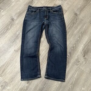 BKE Buckle Jeans Mens 38x29 Derek Bootleg Medium Wash Denim Western Denim